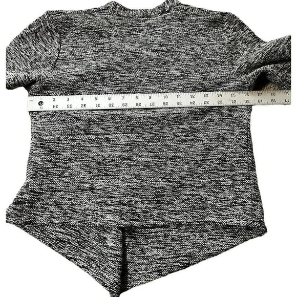 Ann Taylor Women's Black and Grey Boucle Moto Jacket Open Front Drape Size XS - Picture 7 of 7